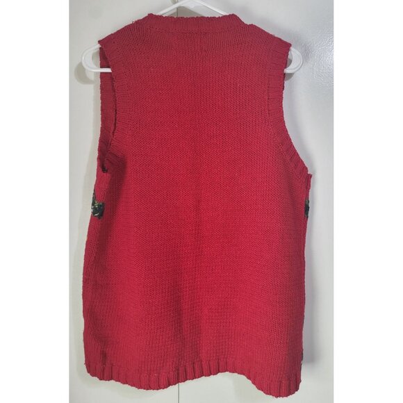 VTG Heirloom Collectibles Ugly Christmas Sweater Vest Nutcracker Holiday SZ S - Picture 2 of 9